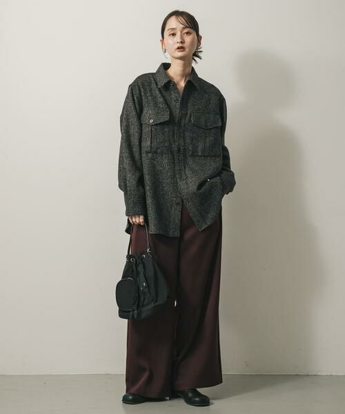 SENSE OF PLACE by URBAN RESEARCH / センスオブプレイス バイ アーバンリサーチ シャツ・ブラウス | ウールライクオーバーシャツ | 詳細7
