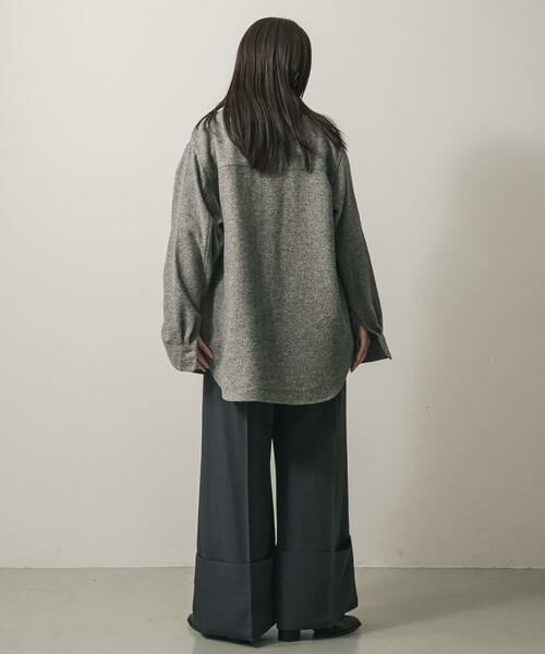 SENSE OF PLACE by URBAN RESEARCH / センスオブプレイス バイ アーバンリサーチ シャツ・ブラウス | ウールライクオーバーシャツ | 詳細15