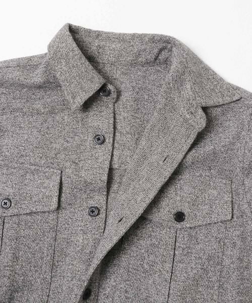SENSE OF PLACE by URBAN RESEARCH / センスオブプレイス バイ アーバンリサーチ シャツ・ブラウス | ウールライクオーバーシャツ | 詳細17