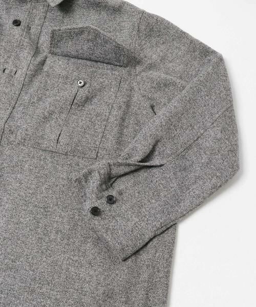 SENSE OF PLACE by URBAN RESEARCH / センスオブプレイス バイ アーバンリサーチ シャツ・ブラウス | ウールライクオーバーシャツ | 詳細18