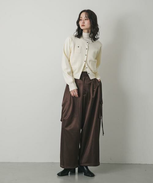 SENSE OF PLACE by URBAN RESEARCH / センスオブプレイス バイ アーバンリサーチ その他パンツ | サテンカーゴパンツ | 詳細4