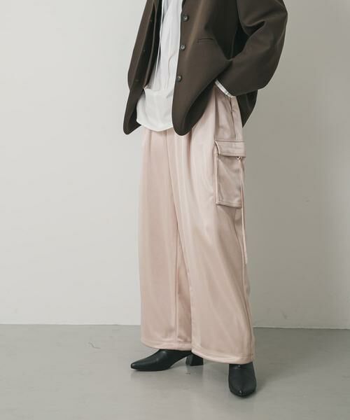 SENSE OF PLACE by URBAN RESEARCH / センスオブプレイス バイ アーバンリサーチ その他パンツ | サテンカーゴパンツ | 詳細8