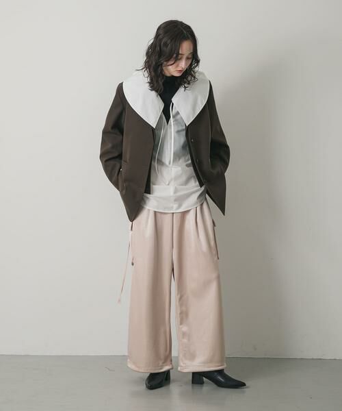 SENSE OF PLACE by URBAN RESEARCH / センスオブプレイス バイ アーバンリサーチ その他パンツ | サテンカーゴパンツ | 詳細10