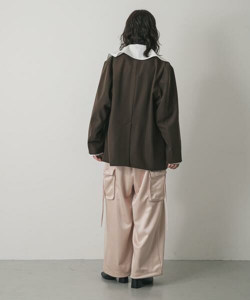 SENSE OF PLACE by URBAN RESEARCH / センスオブプレイス バイ アーバンリサーチ その他パンツ | サテンカーゴパンツ | 詳細11
