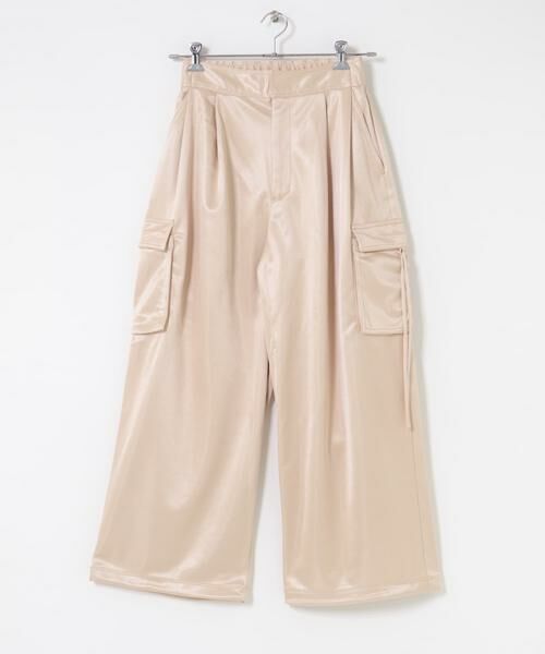 SENSE OF PLACE by URBAN RESEARCH / センスオブプレイス バイ アーバンリサーチ その他パンツ | サテンカーゴパンツ | 詳細12
