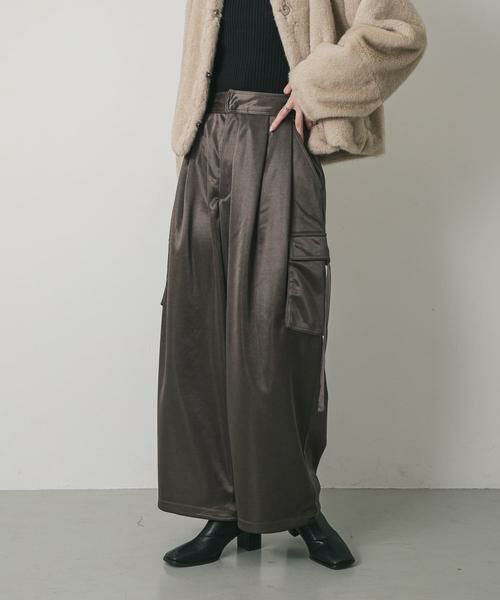 SENSE OF PLACE by URBAN RESEARCH / センスオブプレイス バイ アーバンリサーチ その他パンツ | サテンカーゴパンツ | 詳細19