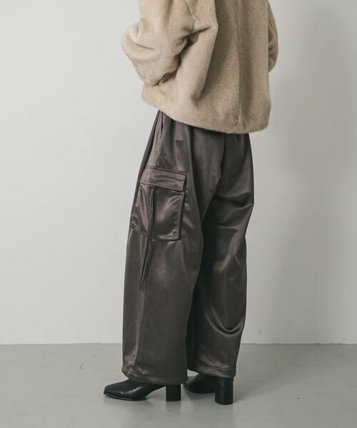 SENSE OF PLACE by URBAN RESEARCH / センスオブプレイス バイ アーバンリサーチ その他パンツ | サテンカーゴパンツ | 詳細20