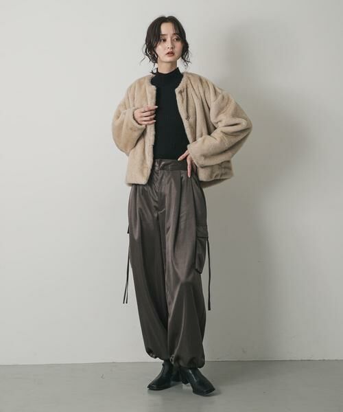 SENSE OF PLACE by URBAN RESEARCH / センスオブプレイス バイ アーバンリサーチ その他パンツ | サテンカーゴパンツ | 詳細21
