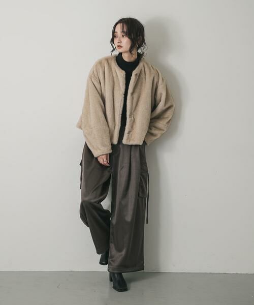 SENSE OF PLACE by URBAN RESEARCH / センスオブプレイス バイ アーバンリサーチ その他パンツ | サテンカーゴパンツ | 詳細22