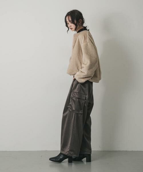 SENSE OF PLACE by URBAN RESEARCH / センスオブプレイス バイ アーバンリサーチ その他パンツ | サテンカーゴパンツ | 詳細23