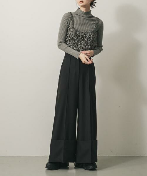 SENSE OF PLACE by URBAN RESEARCH / センスオブプレイス バイ アーバンリサーチ その他パンツ | ワイドターンバックパンツ | 詳細2