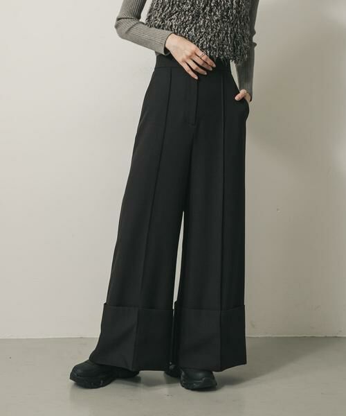 SENSE OF PLACE by URBAN RESEARCH / センスオブプレイス バイ アーバンリサーチ その他パンツ | ワイドターンバックパンツ | 詳細3