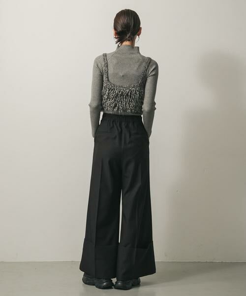 SENSE OF PLACE by URBAN RESEARCH / センスオブプレイス バイ アーバンリサーチ その他パンツ | ワイドターンバックパンツ | 詳細7