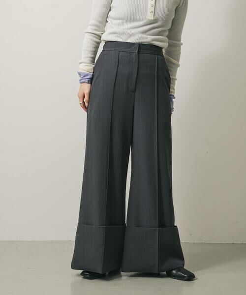 SENSE OF PLACE by URBAN RESEARCH / センスオブプレイス バイ アーバンリサーチ その他パンツ | ワイドターンバックパンツ | 詳細10