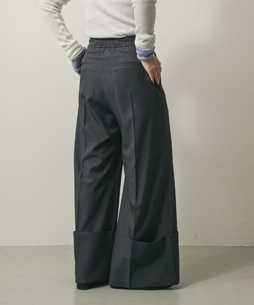 SENSE OF PLACE by URBAN RESEARCH / センスオブプレイス バイ アーバンリサーチ その他パンツ | ワイドターンバックパンツ | 詳細11