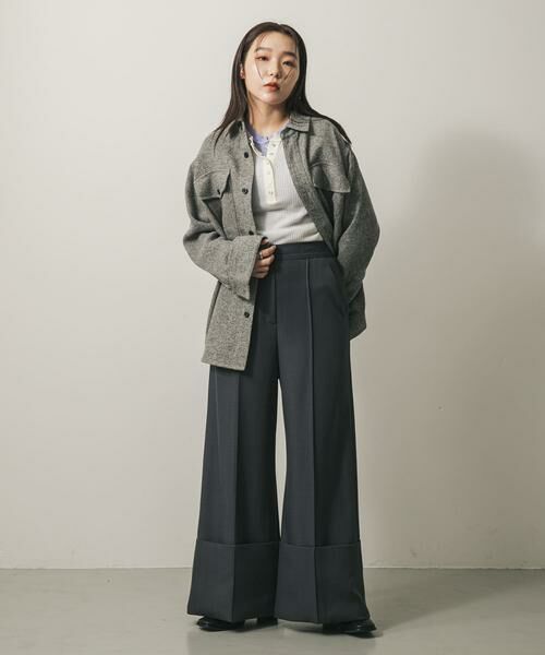 SENSE OF PLACE by URBAN RESEARCH / センスオブプレイス バイ アーバンリサーチ その他パンツ | ワイドターンバックパンツ | 詳細12