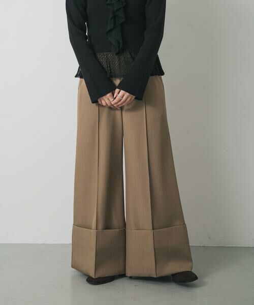 SENSE OF PLACE by URBAN RESEARCH / センスオブプレイス バイ アーバンリサーチ その他パンツ | ワイドターンバックパンツ | 詳細17