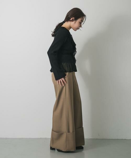 SENSE OF PLACE by URBAN RESEARCH / センスオブプレイス バイ アーバンリサーチ その他パンツ | ワイドターンバックパンツ | 詳細20