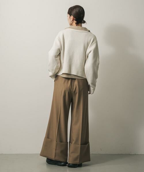 SENSE OF PLACE by URBAN RESEARCH / センスオブプレイス バイ アーバンリサーチ その他パンツ | ワイドターンバックパンツ | 詳細22