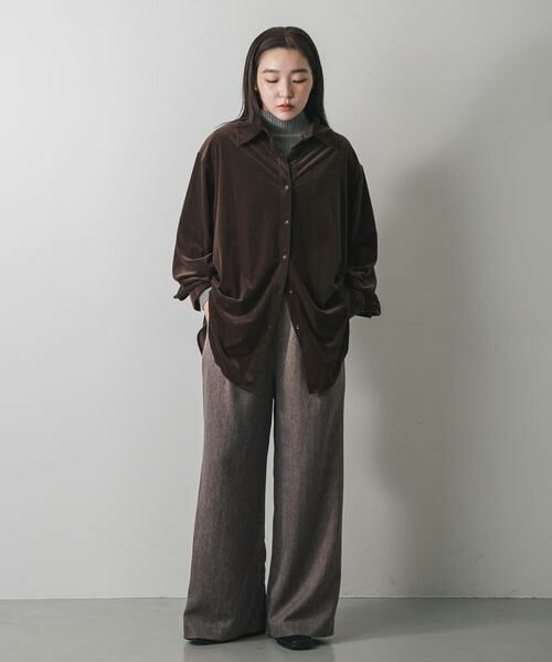 SENSE OF PLACE by URBAN RESEARCH / センスオブプレイス バイ アーバンリサーチ その他パンツ | ヘリンボーンタックパンツ | 詳細2