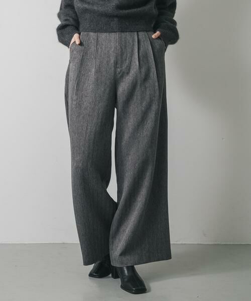 SENSE OF PLACE by URBAN RESEARCH / センスオブプレイス バイ アーバンリサーチ その他パンツ | ヘリンボーンタックパンツ | 詳細11