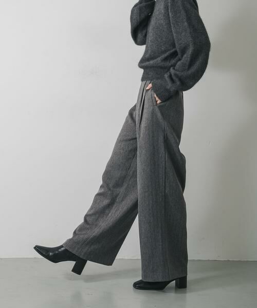 SENSE OF PLACE by URBAN RESEARCH / センスオブプレイス バイ アーバンリサーチ その他パンツ | ヘリンボーンタックパンツ | 詳細12