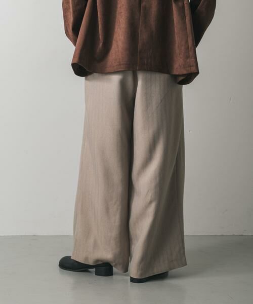 SENSE OF PLACE by URBAN RESEARCH / センスオブプレイス バイ アーバンリサーチ その他パンツ | ヘリンボーンタックパンツ | 詳細20