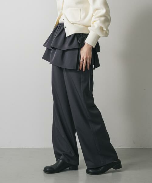 SENSE OF PLACE by URBAN RESEARCH / センスオブプレイス バイ アーバンリサーチ その他パンツ | マルチウェイフリルレイヤードパンツ | 詳細13