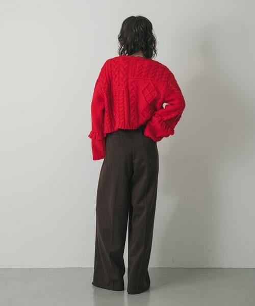 SENSE OF PLACE by URBAN RESEARCH / センスオブプレイス バイ アーバンリサーチ その他パンツ | 『BLACK, TALLサイズ/WEB限定』ジャージーストレートスラックス | 詳細11