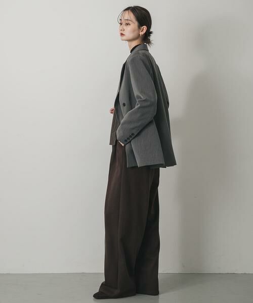 SENSE OF PLACE by URBAN RESEARCH / センスオブプレイス バイ アーバンリサーチ その他パンツ | 『BLACK, TALLサイズ/WEB限定』ジャージーストレートスラックス | 詳細5