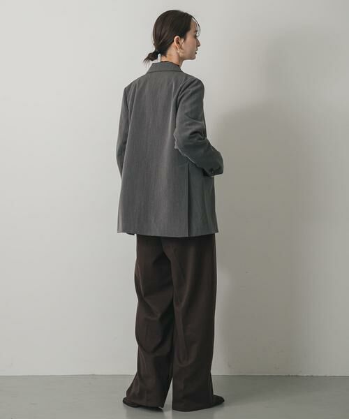 SENSE OF PLACE by URBAN RESEARCH / センスオブプレイス バイ アーバンリサーチ その他パンツ | 『BLACK, TALLサイズ/WEB限定』ジャージーストレートスラックス | 詳細6