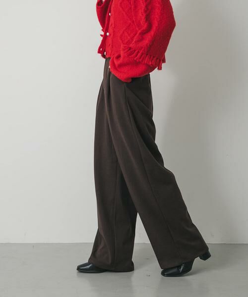 SENSE OF PLACE by URBAN RESEARCH / センスオブプレイス バイ アーバンリサーチ その他パンツ | 『BLACK, TALLサイズ/WEB限定』ジャージーストレートスラックス | 詳細8