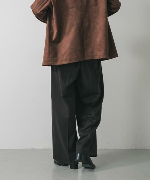 SENSE OF PLACE by URBAN RESEARCH / センスオブプレイス バイ アーバンリサーチ その他パンツ | 『BLACK, TALLサイズ/WEB限定』ジャージーストレートスラックス | 詳細18