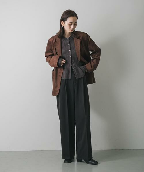 SENSE OF PLACE by URBAN RESEARCH / センスオブプレイス バイ アーバンリサーチ その他パンツ | 『BLACK, TALLサイズ/WEB限定』ジャージーストレートスラックス | 詳細19