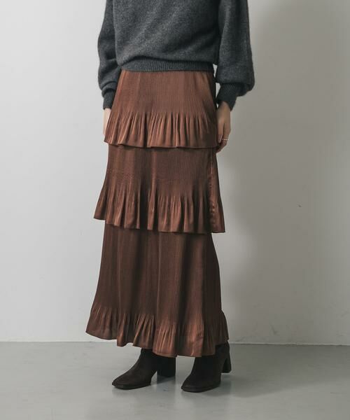 SENSE OF PLACE by URBAN RESEARCH / センスオブプレイス バイ アーバンリサーチ スカート | ティアードプリーツスカート | 詳細1