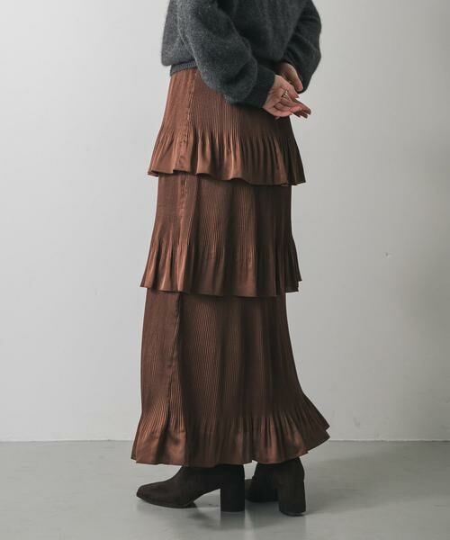 SENSE OF PLACE by URBAN RESEARCH / センスオブプレイス バイ アーバンリサーチ スカート | ティアードプリーツスカート | 詳細2
