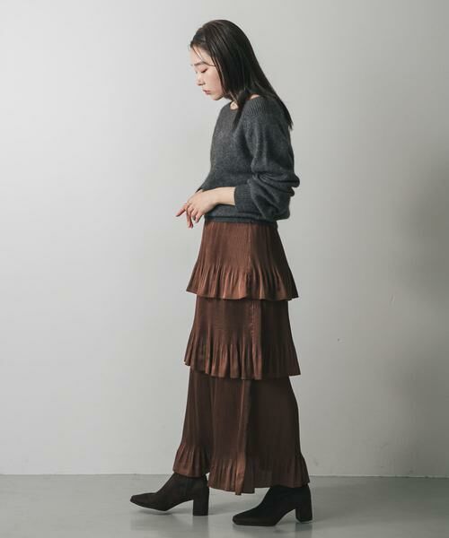 SENSE OF PLACE by URBAN RESEARCH / センスオブプレイス バイ アーバンリサーチ スカート | ティアードプリーツスカート | 詳細5