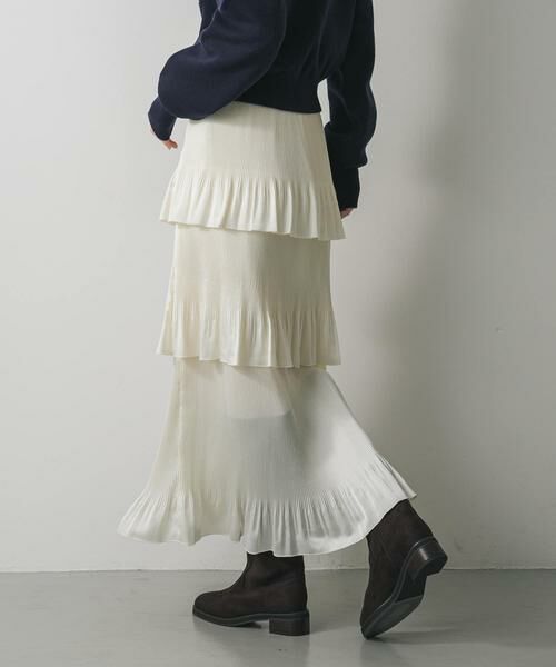 SENSE OF PLACE by URBAN RESEARCH / センスオブプレイス バイ アーバンリサーチ スカート | ティアードプリーツスカート | 詳細13