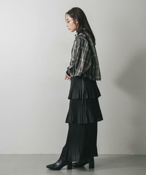 SENSE OF PLACE by URBAN RESEARCH / センスオブプレイス バイ アーバンリサーチ スカート | ティアードプリーツスカート | 詳細22