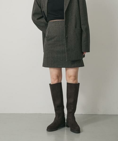 SENSE OF PLACE by URBAN RESEARCH / センスオブプレイス バイ アーバンリサーチ スカート | ジャージーメルトンミニスカート | 詳細1