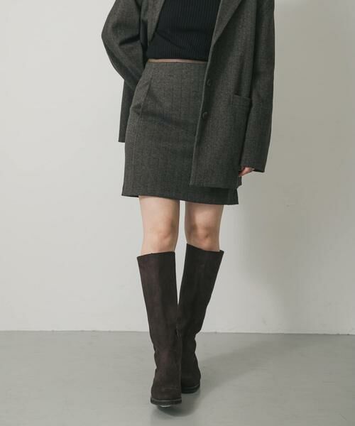 SENSE OF PLACE by URBAN RESEARCH / センスオブプレイス バイ アーバンリサーチ スカート | ジャージーメルトンミニスカート | 詳細2