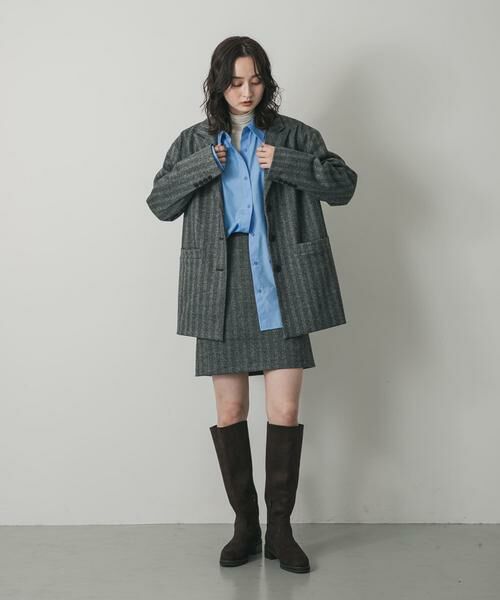 SENSE OF PLACE by URBAN RESEARCH / センスオブプレイス バイ アーバンリサーチ スカート | ジャージーメルトンミニスカート | 詳細17