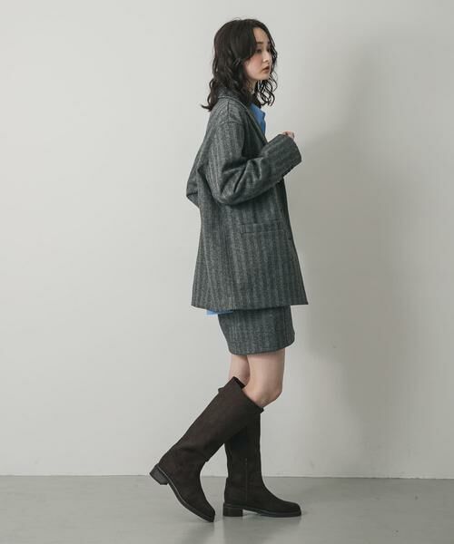 SENSE OF PLACE by URBAN RESEARCH / センスオブプレイス バイ アーバンリサーチ スカート | ジャージーメルトンミニスカート | 詳細19