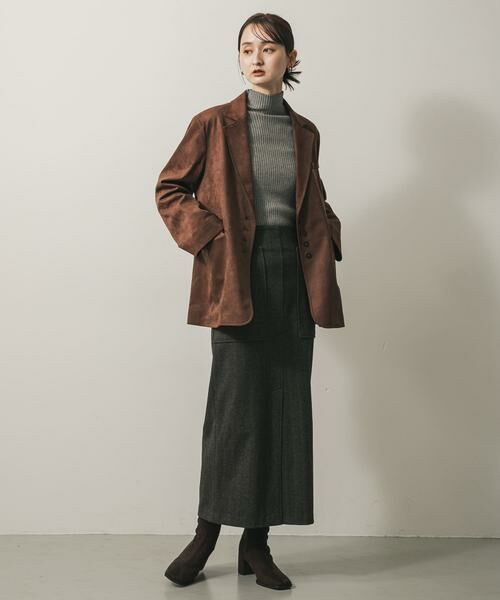 SENSE OF PLACE by URBAN RESEARCH / センスオブプレイス バイ アーバンリサーチ スカート | 『XS, TALLサイズ/WEB限定』ジャージーメルトンアウトポケットスカート | 詳細4