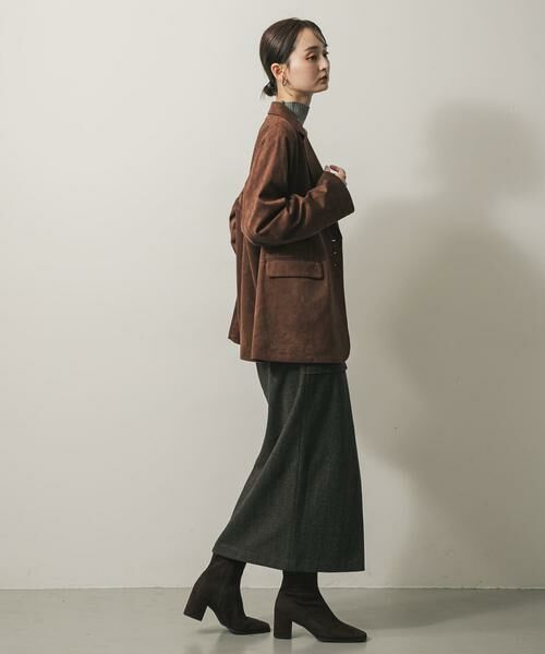 SENSE OF PLACE by URBAN RESEARCH / センスオブプレイス バイ アーバンリサーチ スカート | 『XS, TALLサイズ/WEB限定』ジャージーメルトンアウトポケットスカート | 詳細5