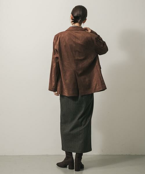 SENSE OF PLACE by URBAN RESEARCH / センスオブプレイス バイ アーバンリサーチ スカート | 『XS, TALLサイズ/WEB限定』ジャージーメルトンアウトポケットスカート | 詳細6