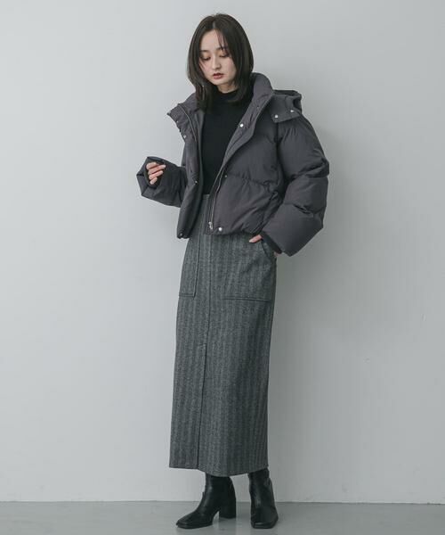 SENSE OF PLACE by URBAN RESEARCH / センスオブプレイス バイ アーバンリサーチ スカート | 『XS, TALLサイズ/WEB限定』ジャージーメルトンアウトポケットスカート | 詳細17