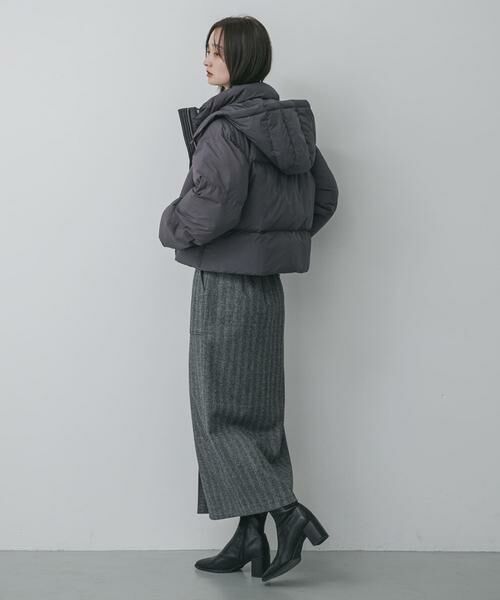 SENSE OF PLACE by URBAN RESEARCH / センスオブプレイス バイ アーバンリサーチ スカート | 『XS, TALLサイズ/WEB限定』ジャージーメルトンアウトポケットスカート | 詳細18