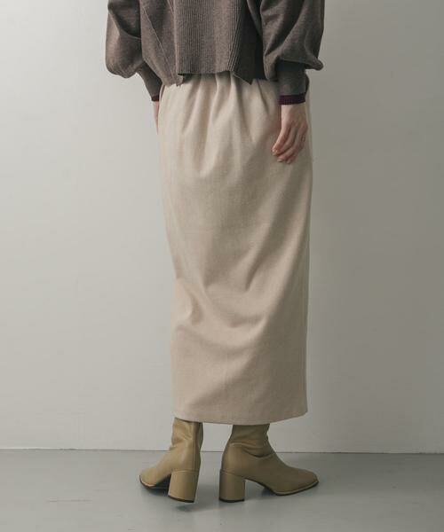SENSE OF PLACE by URBAN RESEARCH / センスオブプレイス バイ アーバンリサーチ スカート | 『XS, TALLサイズ/WEB限定』ジャージーメルトンアウトポケットスカート | 詳細30