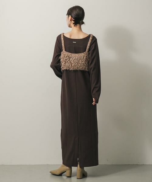 SENSE OF PLACE by URBAN RESEARCH / センスオブプレイス バイ アーバンリサーチ ワンピース | バックプレートツキリブワンピ | 詳細3